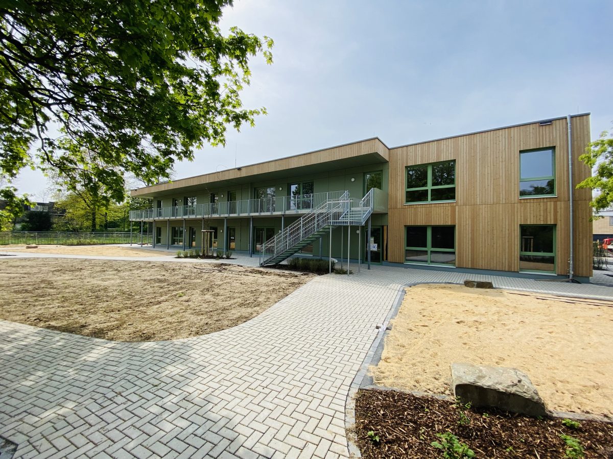 Neubau Kindertagesstätte "Gartenhallenbad" Wesseling - Holzbau Kappler